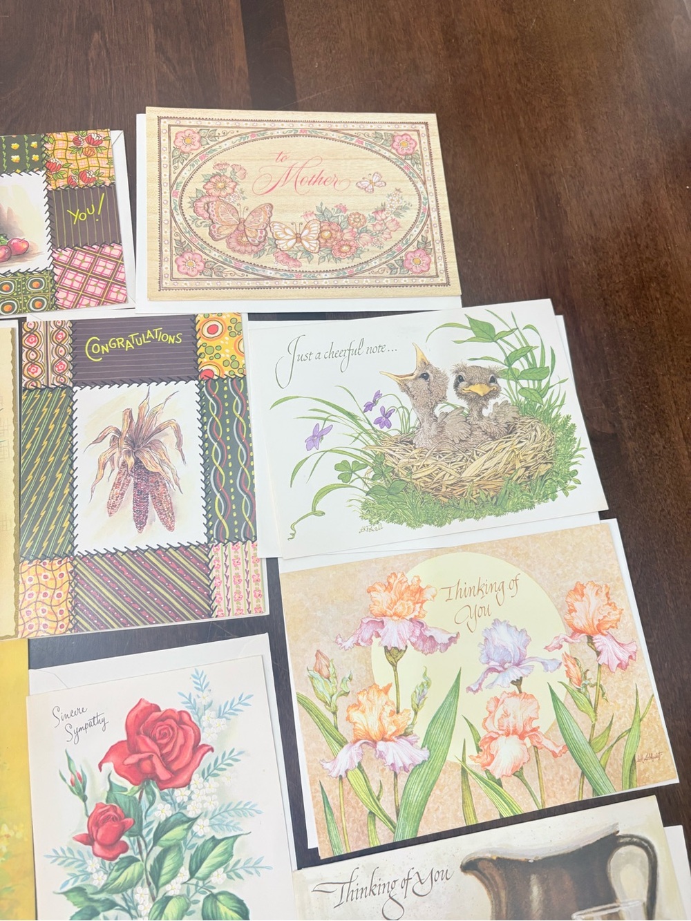 15 Assorted vintage Greeting Cards - Picture 4 of 6